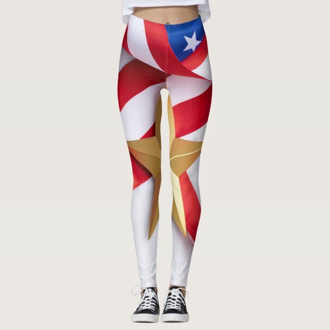 Leggings Bajo el pliegue de la bandera (Anverso)