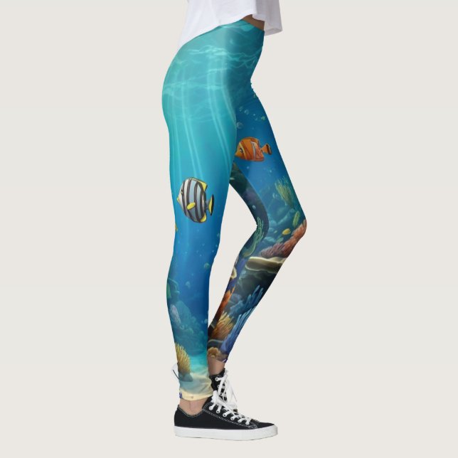 Leggings Bajo las garras del mar (Derecha)
