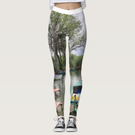 Leggings Balaton - Barcos y leggatas naturales para mujeres
