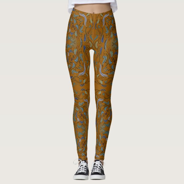 Leggings baldosa de otoño renacentista (Anverso)