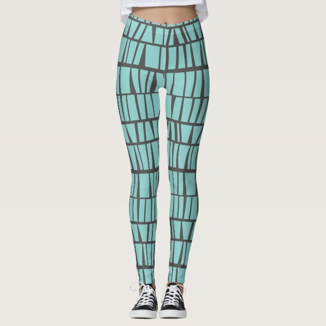 Leggings Baldosas azules (Anverso)