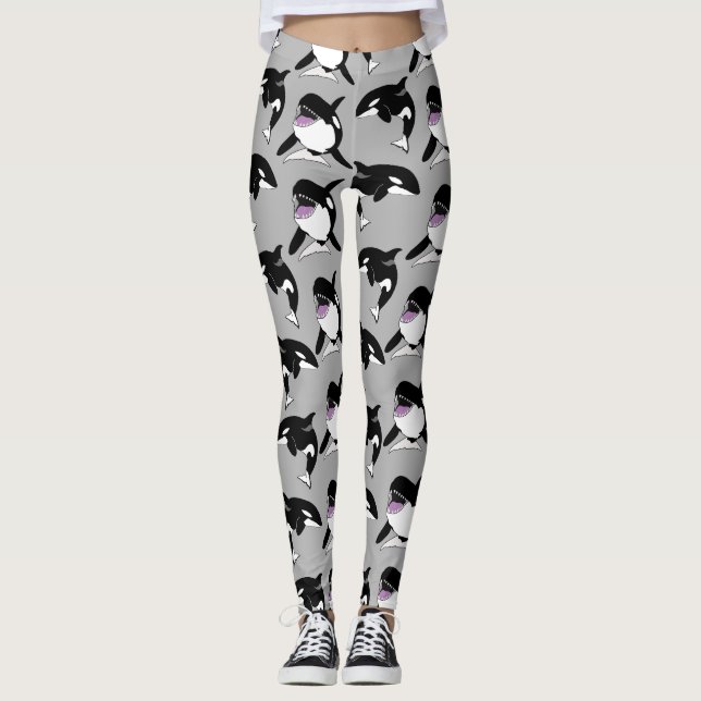 Leggings Ballena asesina de Orca (Anverso)