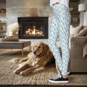 Leggings Ballena Beluga Azul