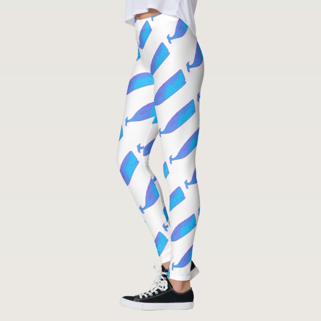 Leggings ballenas azules Thunder_Cove blanco (Izquierda)