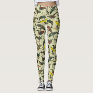 Leggings ballenas y olas audaces