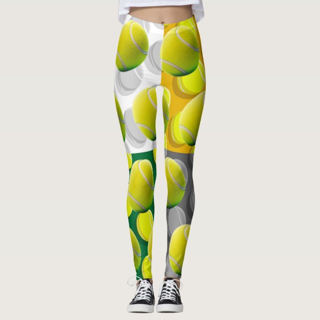 Leggings Balón de tenis verde (Anverso)