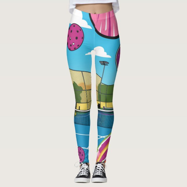 Leggings Baloncesto colorido (Anverso)