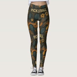 Leggings Baloncesto con fondo de arte crema
