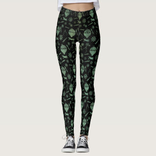 Leggings Balones de aire caliente Steampunk Verdigris Bronz