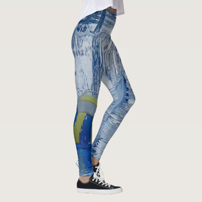 Leggings Balonmano cayendo al agua Fotografía (Derecha)