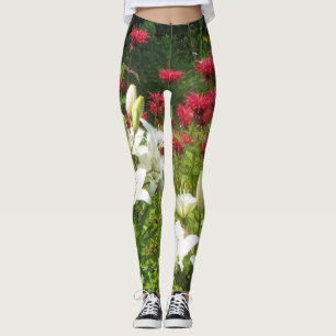 Leggings Bálsamo de abeja rojo de los lirios asiáticos