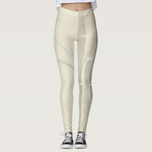 Leggings Bambú, fondo beige