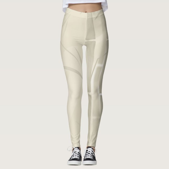 Leggings Bambú, fondo beige (Anverso)