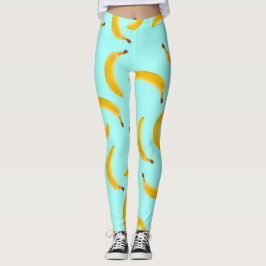 Leggings Banana con piernas de fondo azul claro