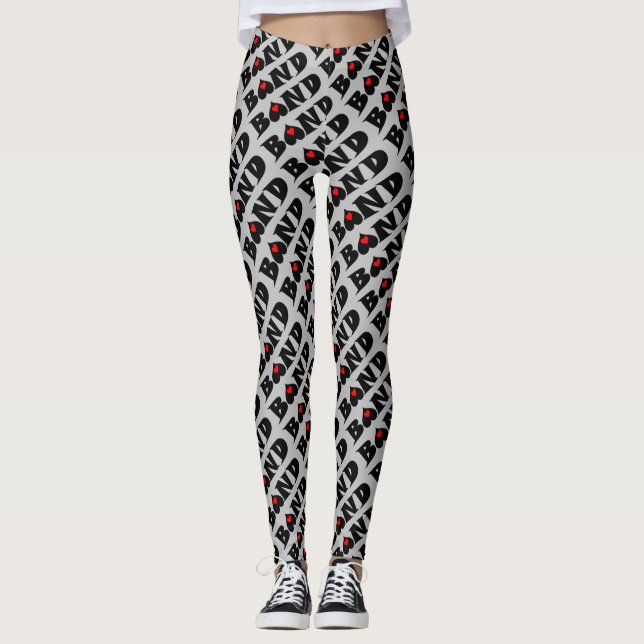 Leggings Banda Corazón Pequeño (Anverso)