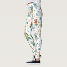 Leggings Banda de animales personalizados
