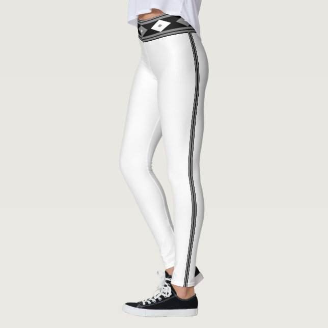 Leggings Banda negra y blanca (Izquierda)