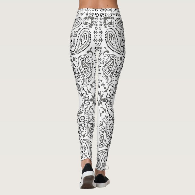 Leggings Bandana Blanca (Reverso)