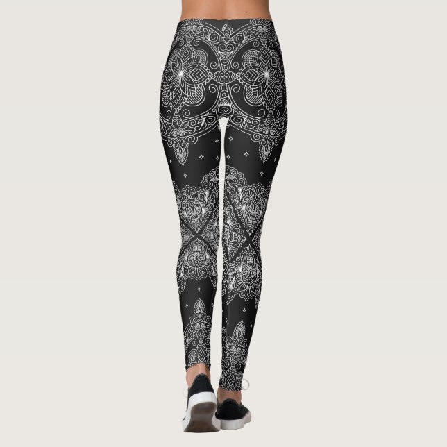 Leggings Bandana con garras de cráneo (Reverso)