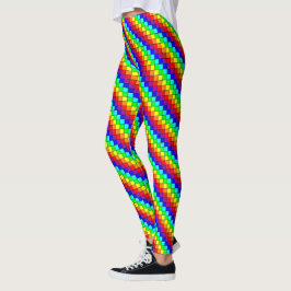 Leggings Bandas arco iris - Piernas