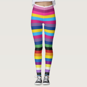 Leggings Bandas de color de la bandera de orgullo