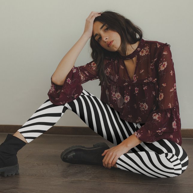 Leggings Bandas de cruce negras (Subido por el creador)