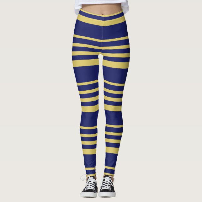 Leggings Bandas de oro y navío con estampado (Anverso)