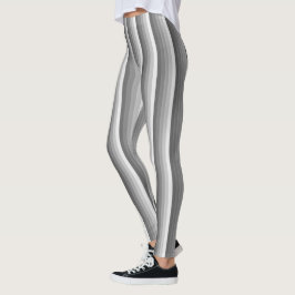 Leggings Bandas de sombra gris