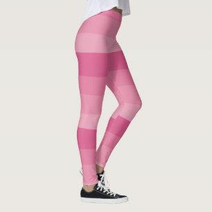 Leggings Bandas desiguales - Rosa