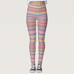 Leggings Bandas multicolor diseño acuarela