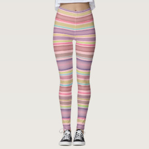 Leggings Bandas multicolor diseño acuarela