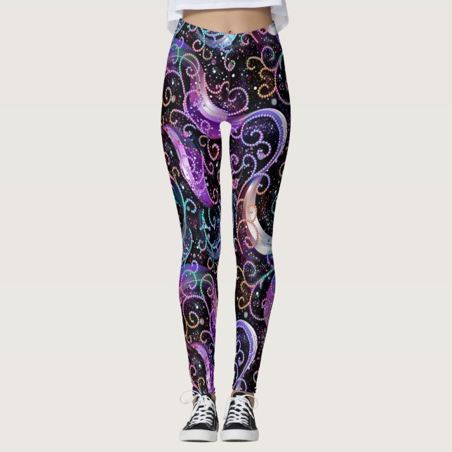 Leggings Bandas multicolores de caramelo (Anverso)