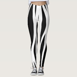 Leggings Bandas negras y blancas