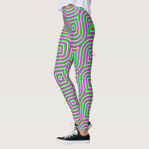 Leggings Bandas onduladas multicolores