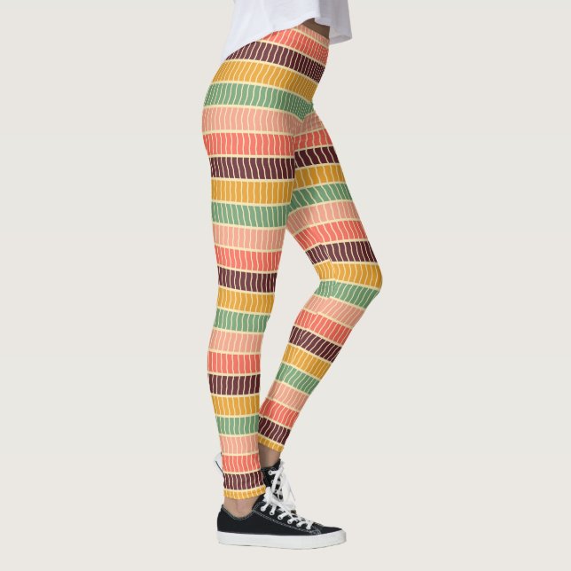 Leggings Bandas onduladas multicolores (Derecha)
