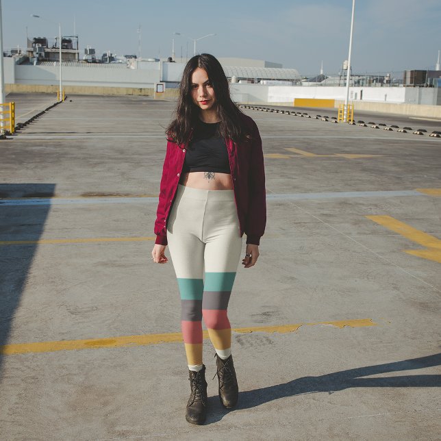 Leggings Bandas retro clásicas (Subido por el creador)