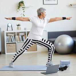 Leggings Bandas Vertical Y Horizontal
