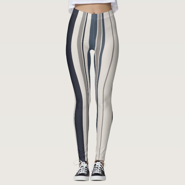Leggings Bandas verticales en negrita (Anverso)