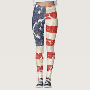 Leggings Bandera 1776 de los E.E.U.U., apenada