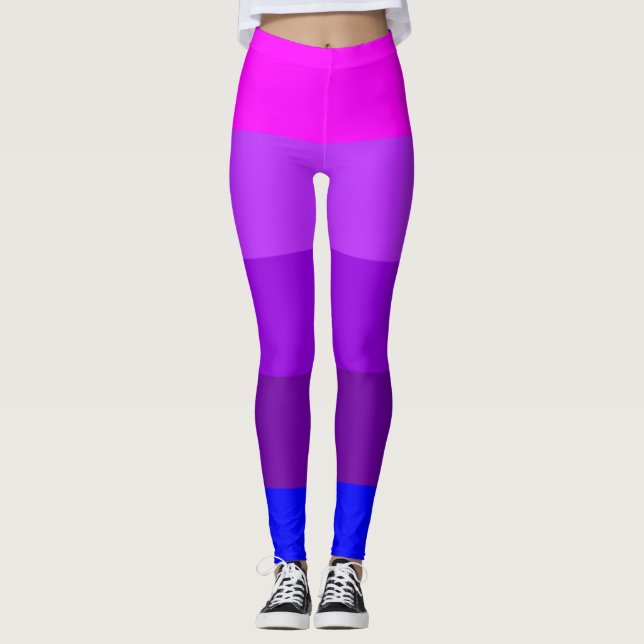 Leggings Bandera alternativa del orgullo transgénero (Anverso)