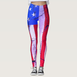 Leggings Bandera Americana Celebración Del 4 De Julio