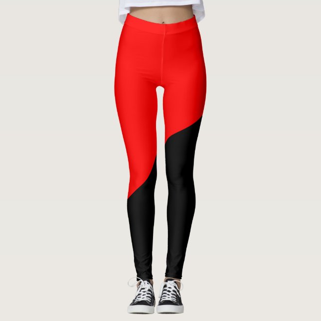 Leggings Bandera anarquista (Anverso)