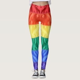 Leggings Bandera arcoiris con rainbow strillos orgullo gay 