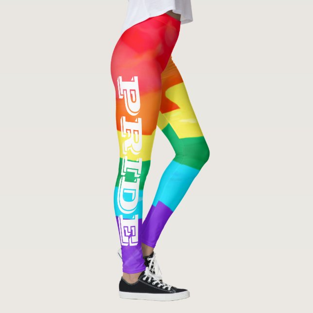 Leggings Bandera arcoiris del Orgullo LGBT (Derecha)