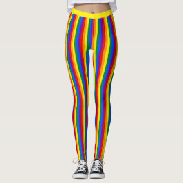 Leggings Bandera arcoiris y orgullo, comunidad LGBT/stripes