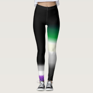 Leggings Bandera aromantic asexual #2 del orgullo del as