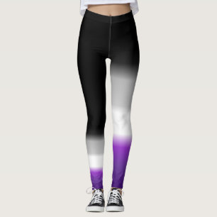 Leggings Bandera asexual del orgullo del as asimétrico
