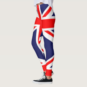 Leggings Bandera británica Red Blue White Union