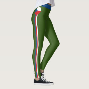 Leggings Bandera checa, moda, fitness, deportes