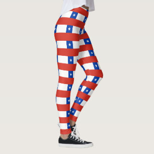 Leggings Bandera chilena